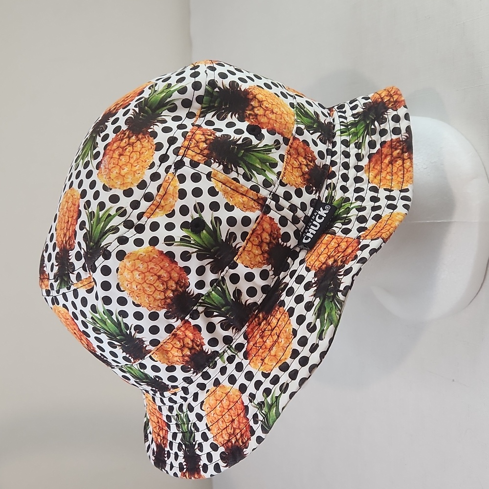 Original Chuck Dopples Bucket Hat. Pineapple Print. Size OS
